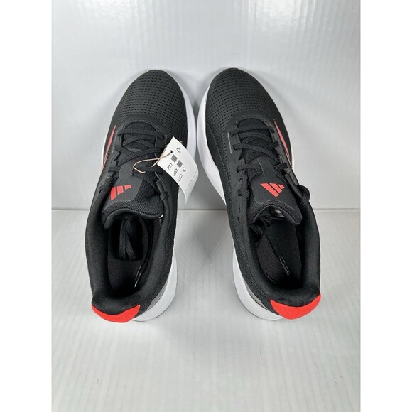 Size 10 Mens adidas DURAMO SL SHOES Core Black / Solar Red / Grey Six IF9483 NEW - Picture 6 of 8